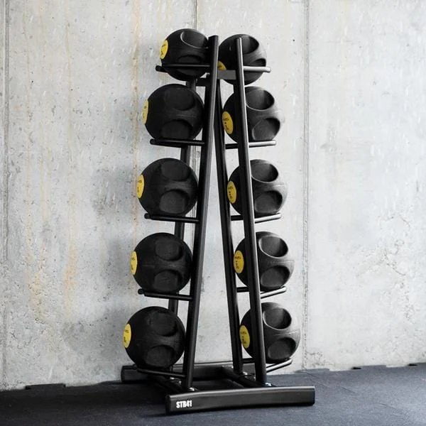 Ballstativ Treningsstativ Medisinballer 10 Stk 200kg 68,2x62,2x154cm HMS STR41