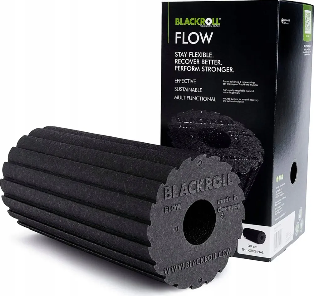 Foam Roller Med Knotter 30 x 15cm, Medium Hardhet, Miljøvennlig – Blackroll FLOW
