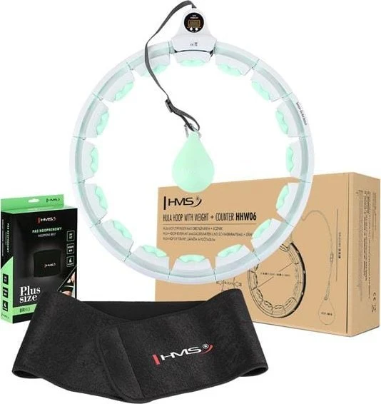 Hula Hoop Med Teller 130cm + Slankebelte HMS BR163