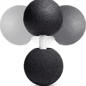 Massasjeball Dobbel 12cm, Medium Hardhet, Skum – Blackroll DUOFLEX 12