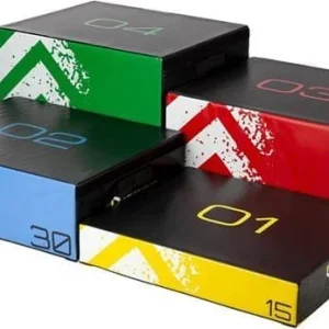 Plyo box Plyoboks Myk Sett 4 Deler 90x75x15cm HMS PYBS01 PREMIUM