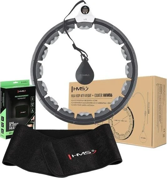 Rockering Hula Hoop Med Tyngdeball, Teller Og Slankebelte 130cm HMS BR163