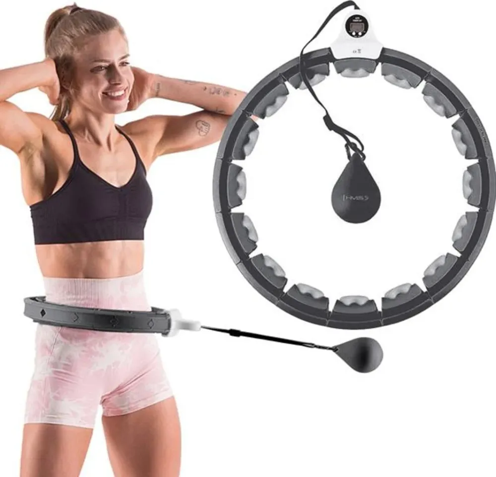 Rockering Hula Hoop Med Tyngdeball, Teller Og Slankebelte 130cm HMS BR163