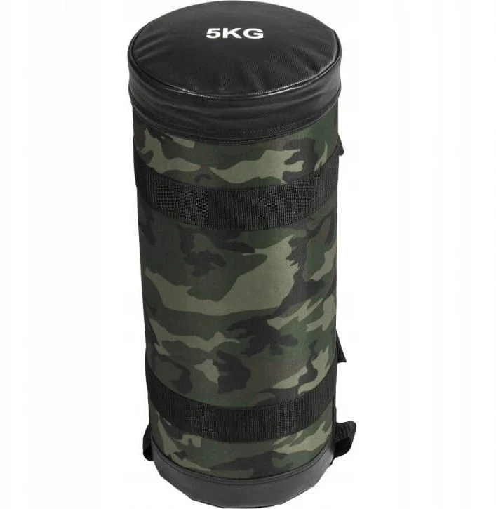 Treningsbag 5kg Kamuflasje Med Håndtak – Gorilla Sports Power Bag Moro