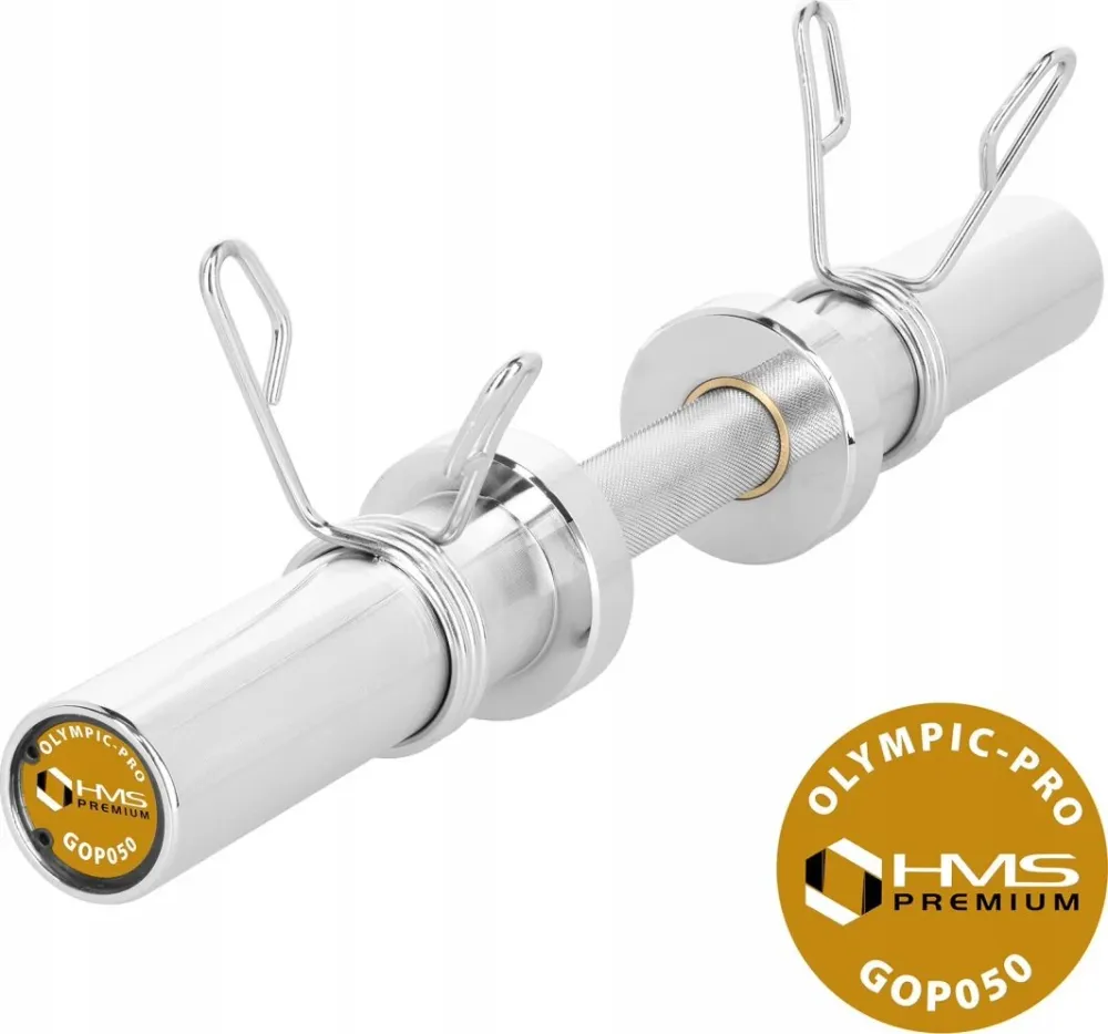 Vektstang Olympisk 5kg 50cm, Rett, 320kg Maks – HMS GOP050