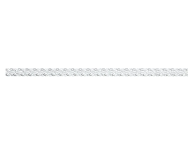 Talamex, flettet polypropylen 6 mm, 200 meter, hvit, 550 decanewton