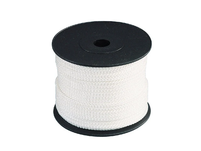 Talamex, Polyester Flettet Line 3 mm, Hvit, 50 m