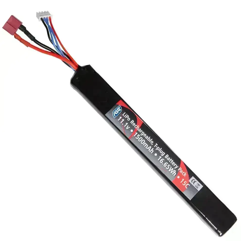 Batteri - Li-Po 11.1V 1500mah - Stick med T-Plugg