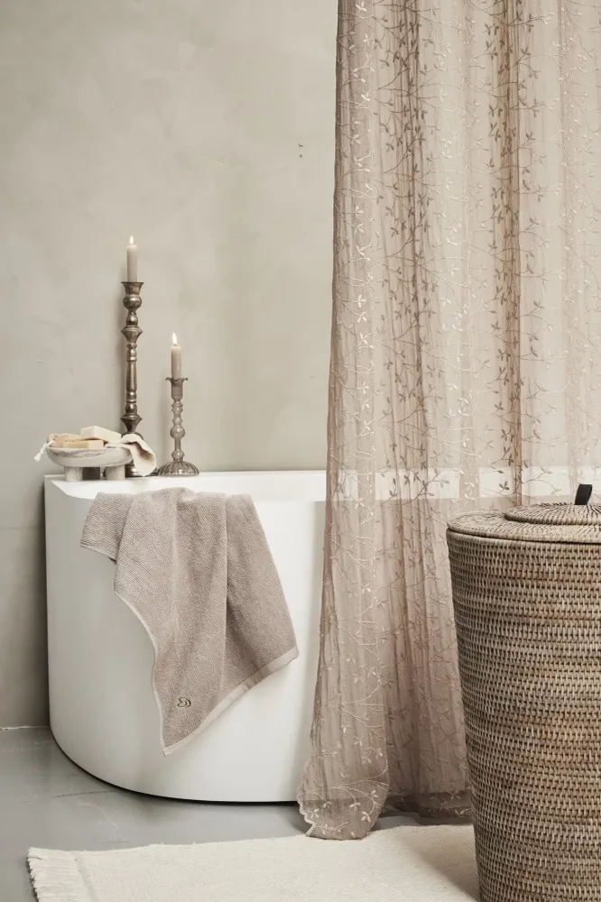 Eloise dusjforheng L200xB160 cm. mørk sand