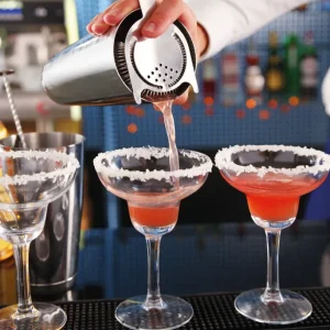 Cocktail­sil Hawthorne – Solid sil i rustfritt stål