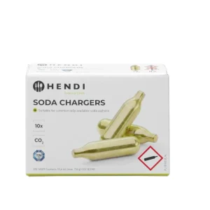 Gasspatroner CO₂ Soda siphon i aluminium med 10 stk i pakken
