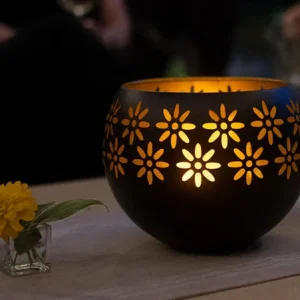 Blomster lyslampe med duftdiffuser – Fleuris