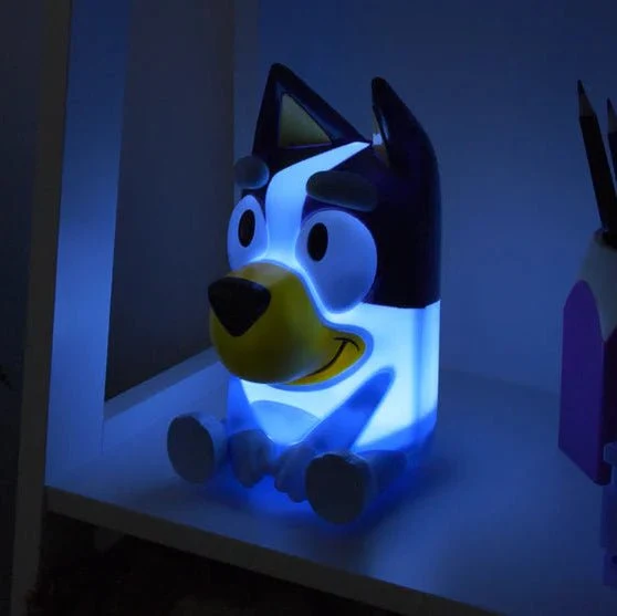 Bluey Lampe Med Lyd