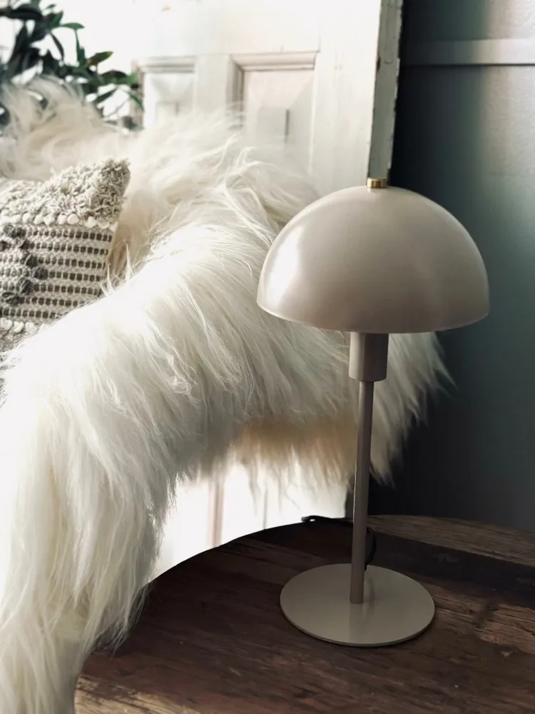 Bordlampe – Beige