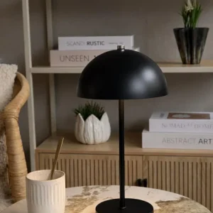 Bordlampe med touch - Large Svart