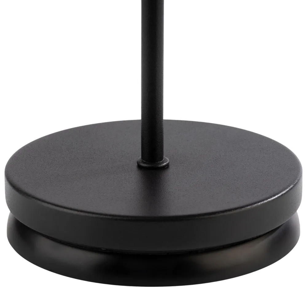 Bordlampe - MERLE - dimbar i 3 trinn - Ø 110mm - svart