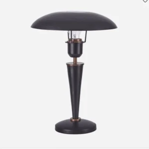 Bordlampe, Opal, Svart