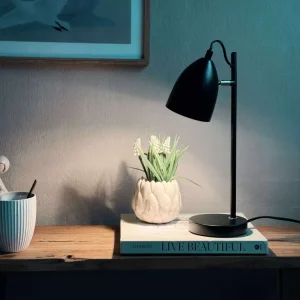 Bordlampe - Svart metall
