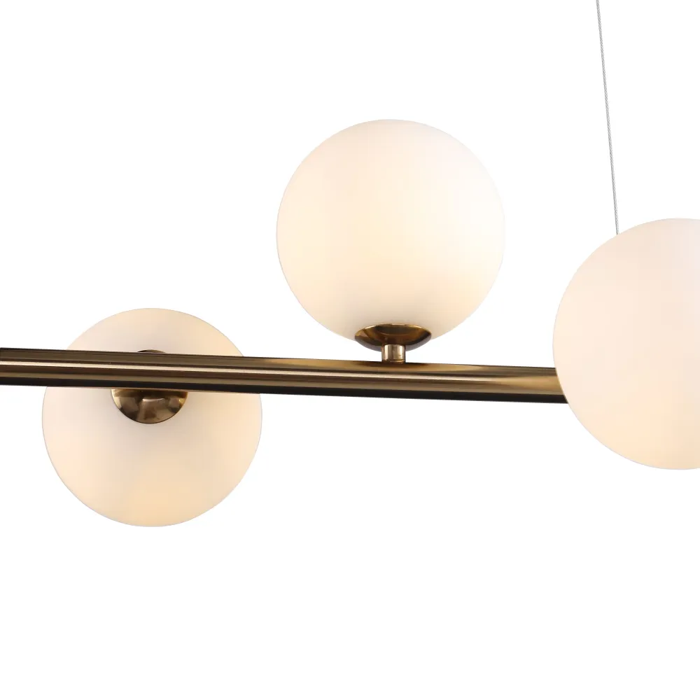 Bubbles Langbordslampe 90 cm Opal