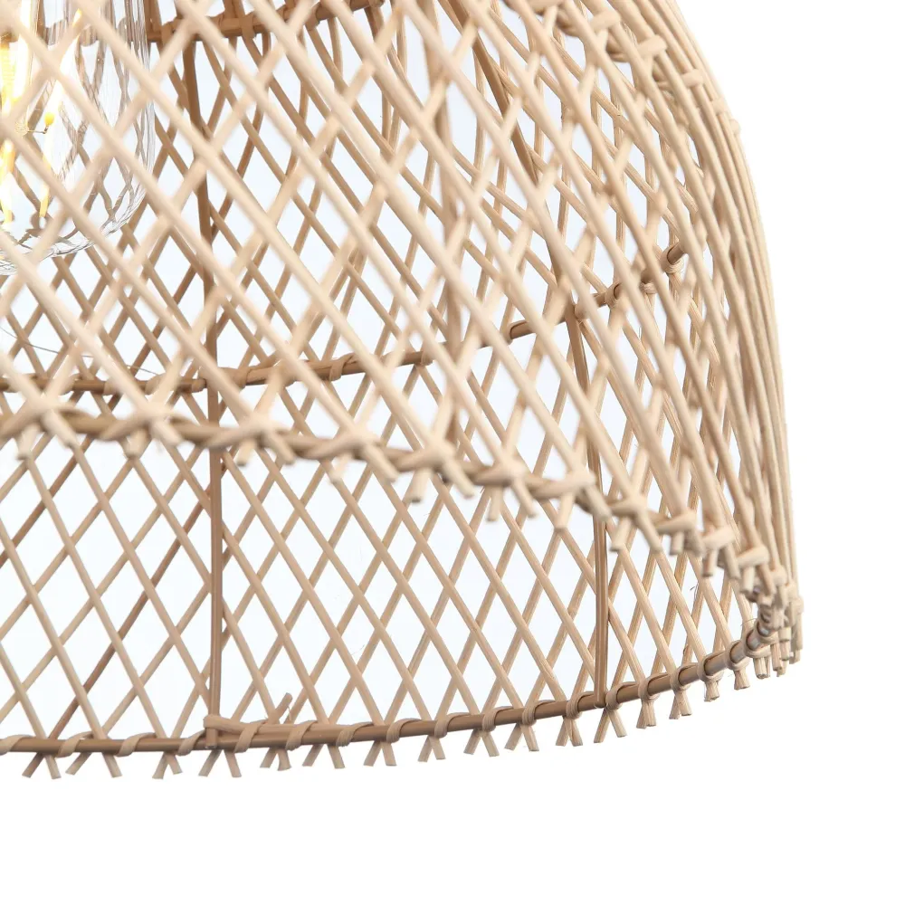 Dome Rattan Taklampe Ø35