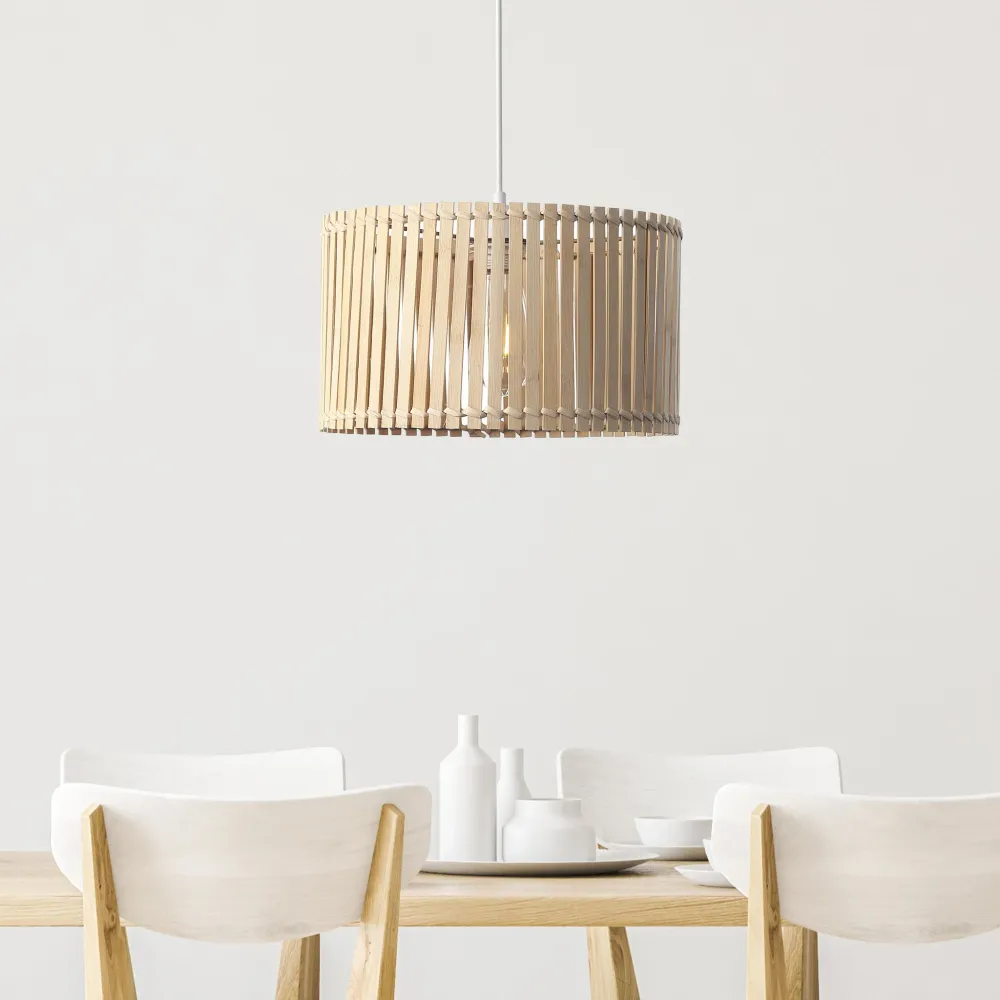 Fleet Bamboo Taklampe Ø33