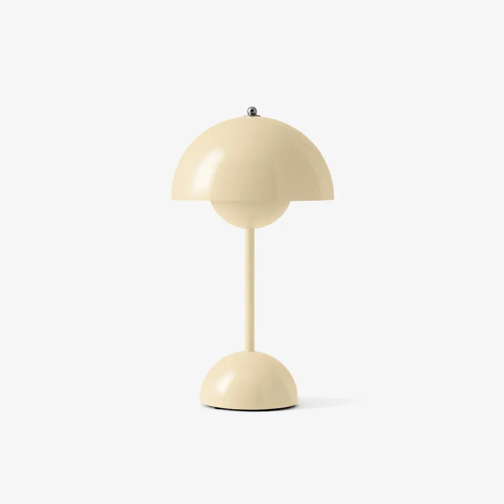 Flowerpot VP9 Oppladbar Lampe Ivory
