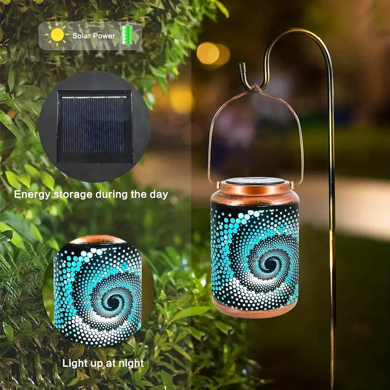Hage lampe med trendy design - Solara