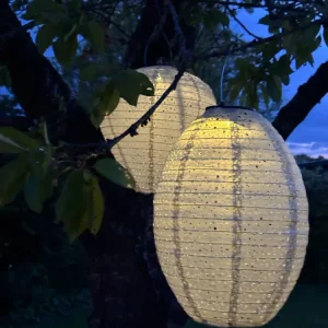 Lampe med solceller - Dusty green
