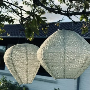 Lampe med solceller - Dusty Green