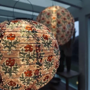 Lampe med solceller – Flower dia 30cm Rose
