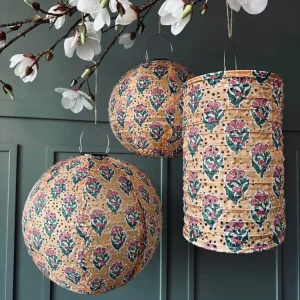 Lampe med solceller – Flower dia 40 cm Oransje