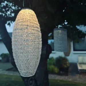 Lampe med solceller - SUMMER WHITE