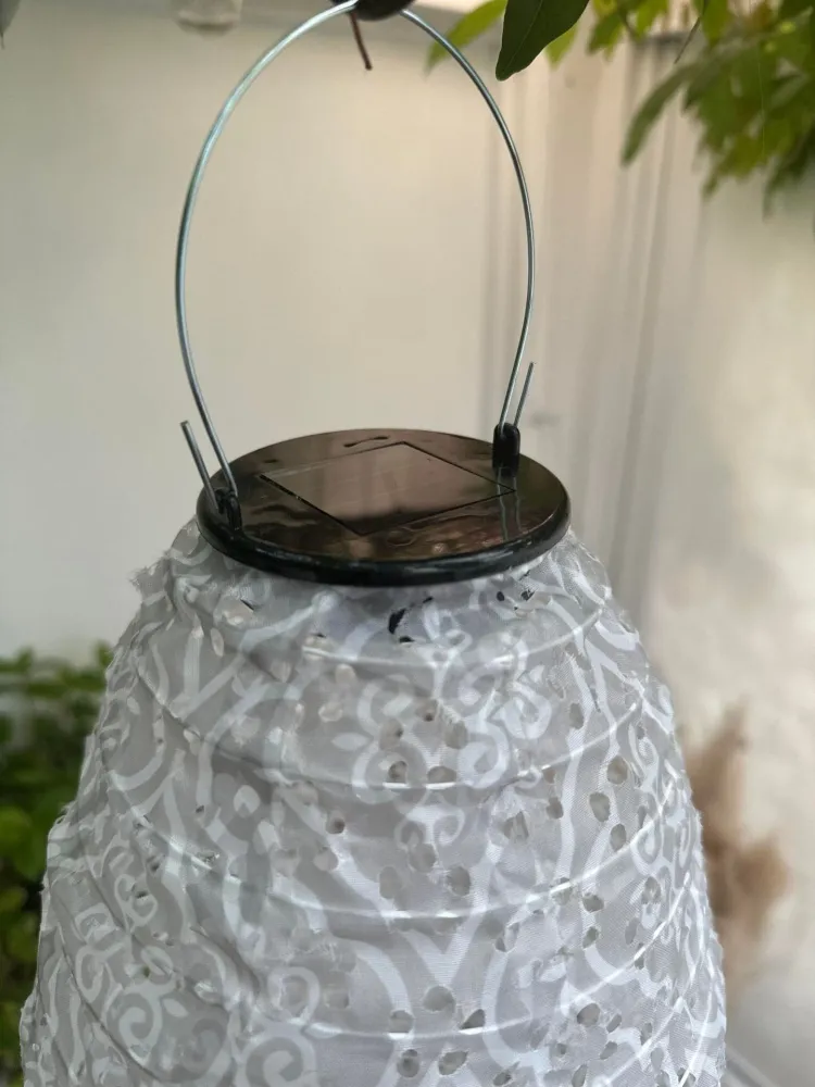 Lampe med solceller - SUMMER WHITE