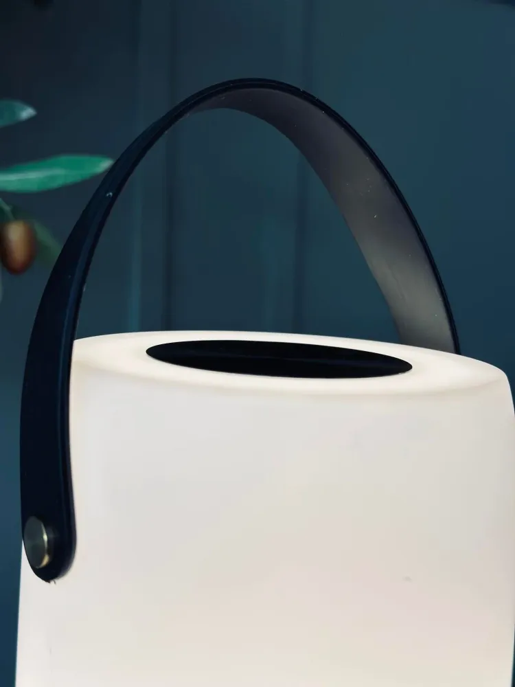 Lampe med solceller og touch - oppladbar Big size