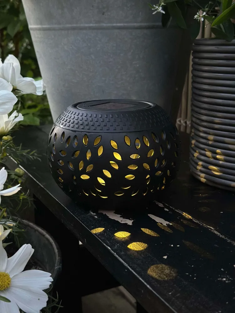 Lanterne FIONA Solar - Black