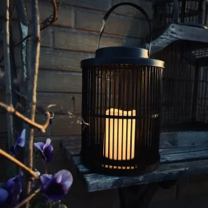 Lanterne med solceller - Black design