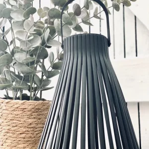 Lanterne med solceller - BLACK SOLAR