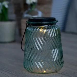 Lanterne med solceller – Fiona big green