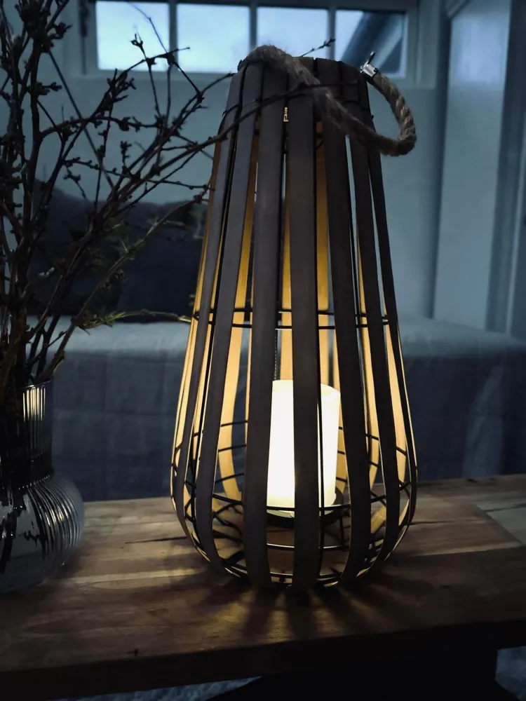 Lanterne med solceller – Nature 43cm