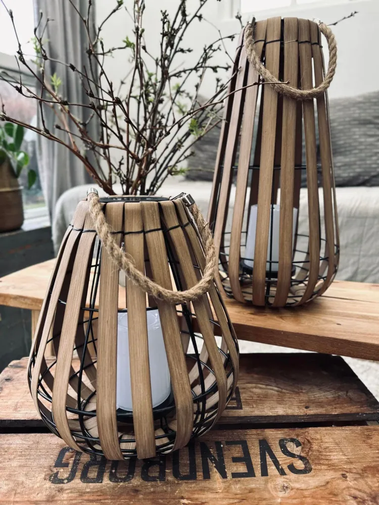 Lanterne med solceller – Nature 43cm