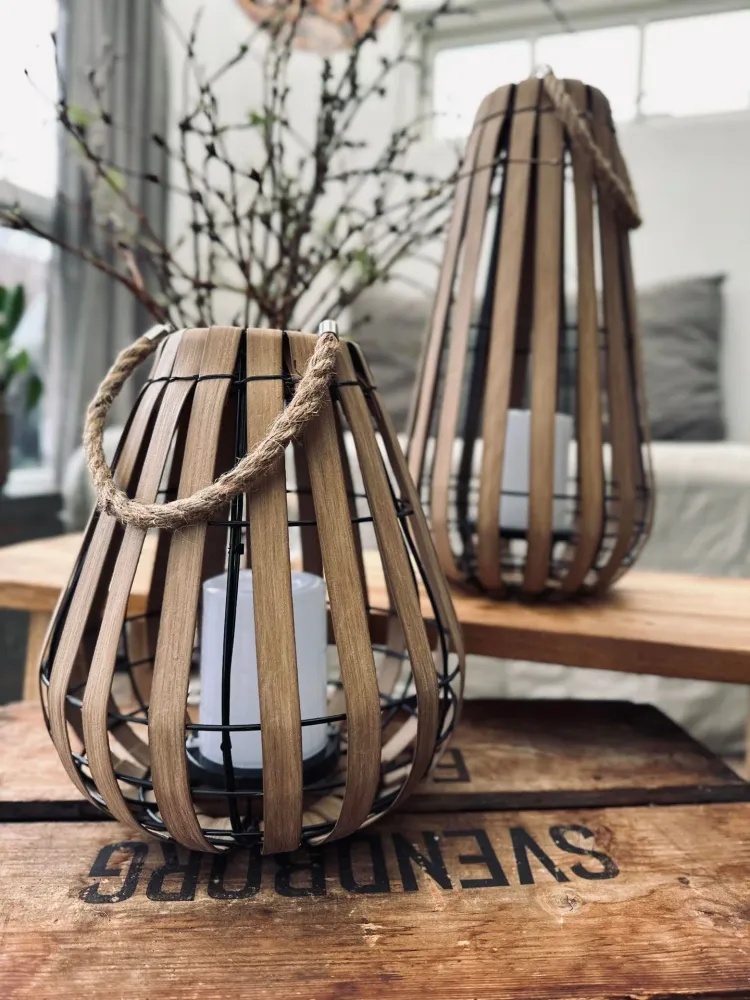 Lanterne med solceller – Nature 43cm