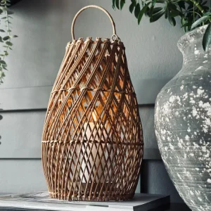 Lanterne Rattan - Håndlaget