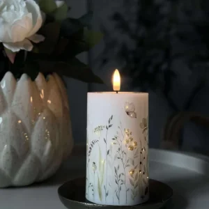 LED Blokklys Flower TWINKLE - 12,5 cm