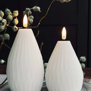 LED Blokklys / Riller – 2 stk Hvit