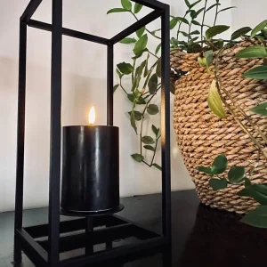 LED blokklys - Svart - 10 cm x 7,5 cm