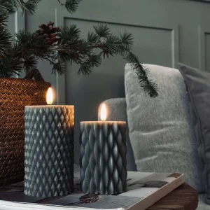 LED bloklys / design – 2 stk grønn