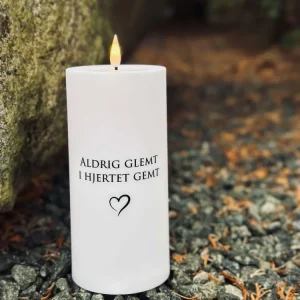 LED Gravlys - Aldri glemt