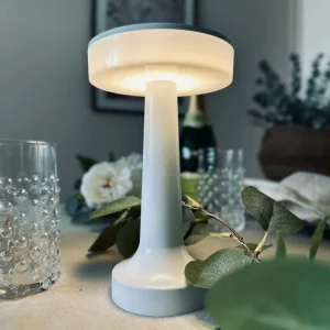 LED Touch Bordlampe oppladbar - Hvit