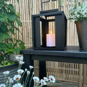 LED Utendørs lanterne med bloklys