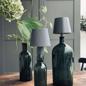 LED-lampe til vinflaske - Grå MIX